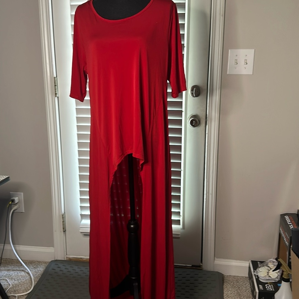 Red hi lo duster